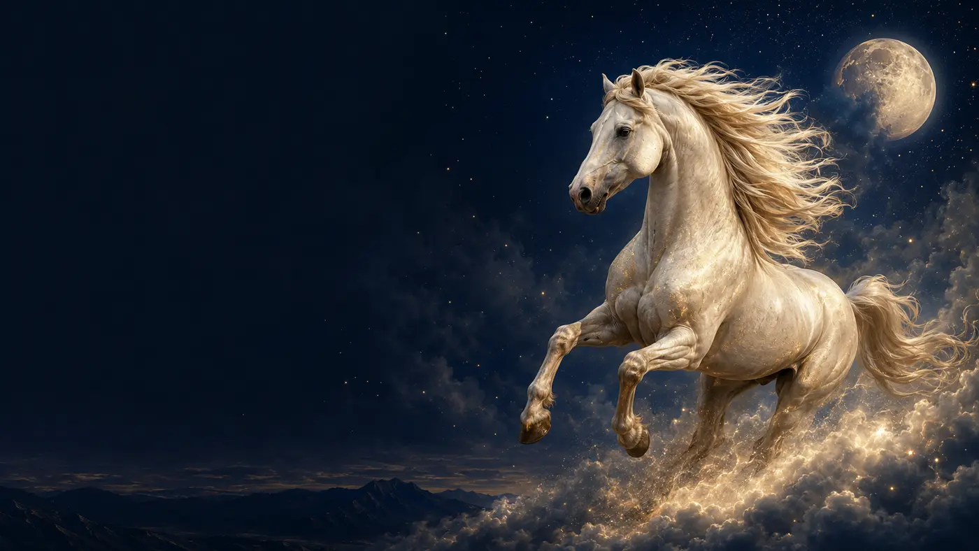 Cheval céleste du zodiaque chinois