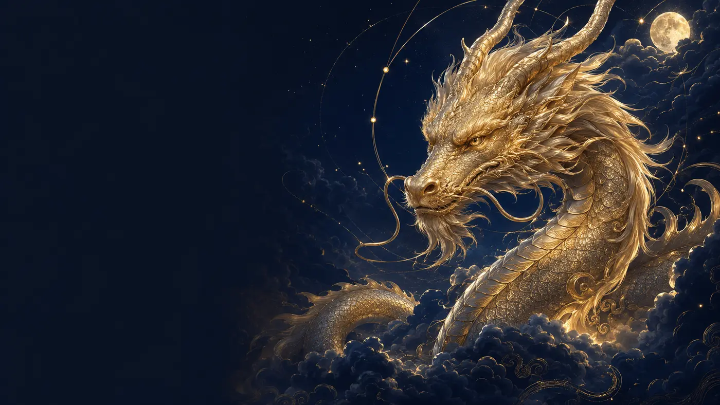 Dragon céleste du zodiaque chinois